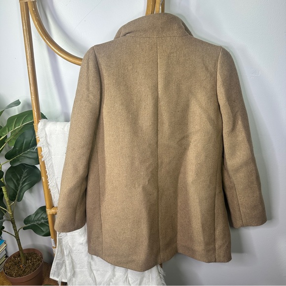 J. Crew City Coat Tan sz 4 - Picture 5 of 10